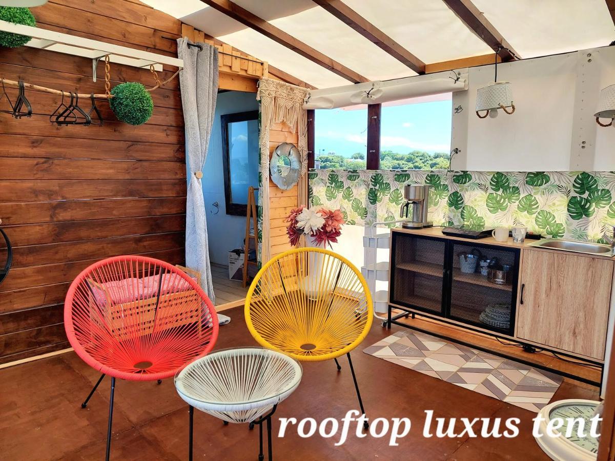 Dream Tiny House Or Luxus Tent With Pool Villa Chania  Bagian luar foto